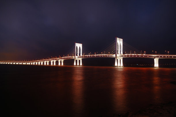 澳门大桥和摩天大楼澳门，亚洲。图片下载