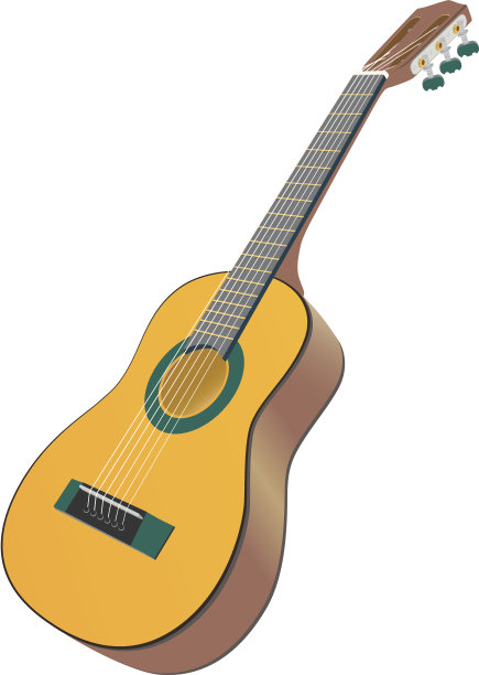 木吉他素材图片