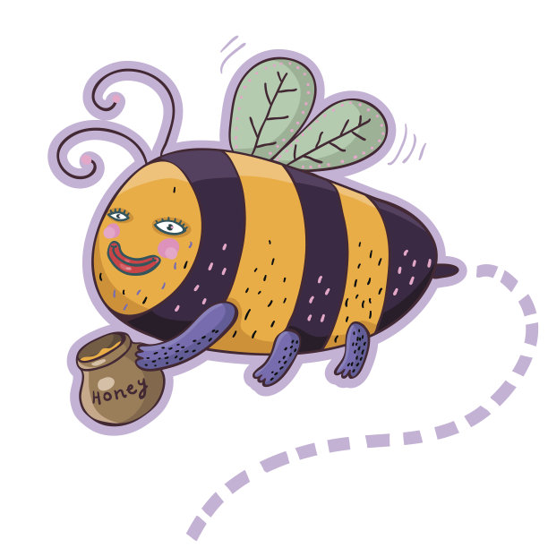 卡通蜜蜂字符图片下载