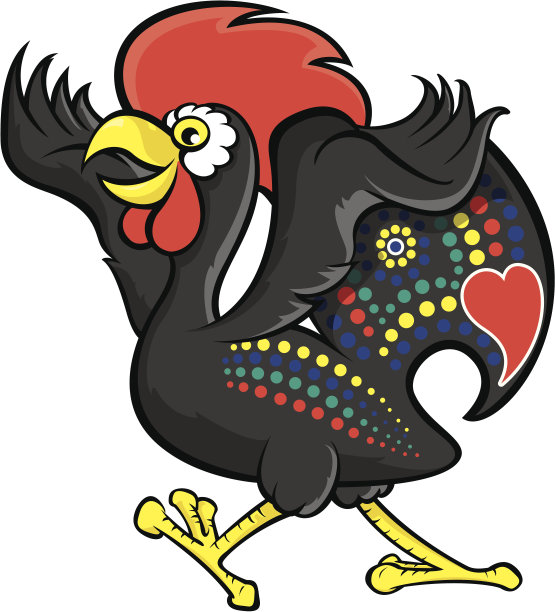 葡萄牙公鸡卡通图片下载