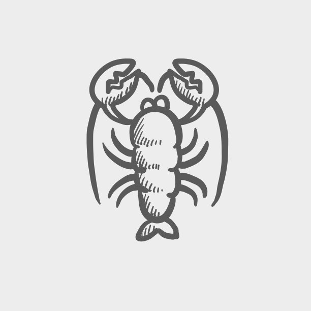 龙虾草图图标图片下载