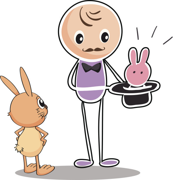 兔子和魔术师图片下载