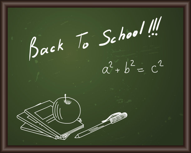 教室黑板上图片下载