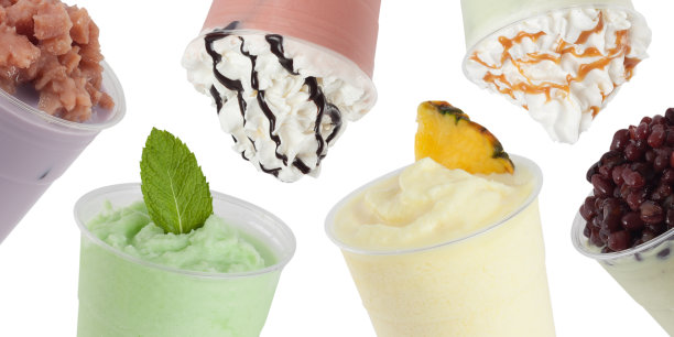 泡泡茶素材图片