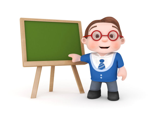 男孩在黑板上图片下载