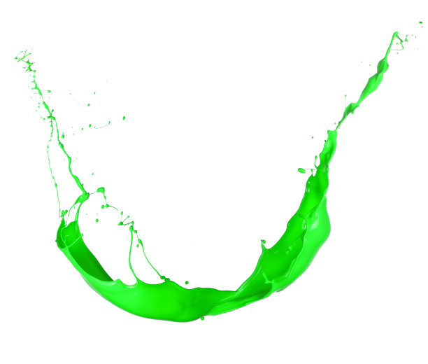 绿色飞溅图片下载