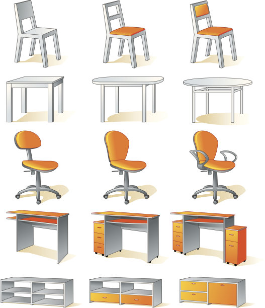 家具，家居用品，椅子，桌子，桌子，橱柜图片下载