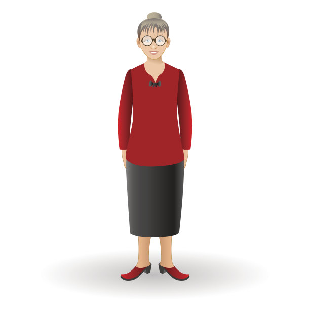 一个漂亮的成年女人站着的全身像。图片下载