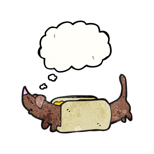 卡通热狗图片下载