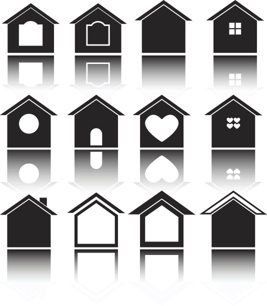 房产标志图标设计图片下载