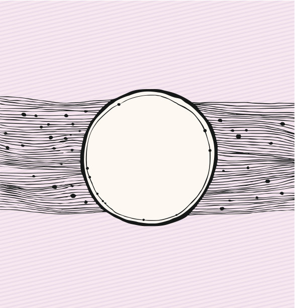 玫瑰线条横旗图片下载