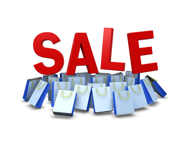 购物袋促销，剪切路径包括图片下载