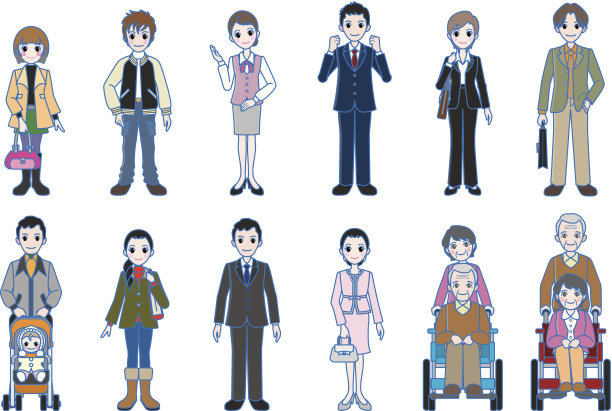 各种人/全身风格图片下载