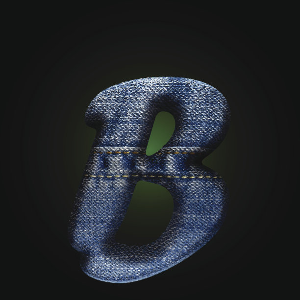 向量的牛仔裤的信图片下载