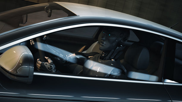 机器人驾驶的车图片下载