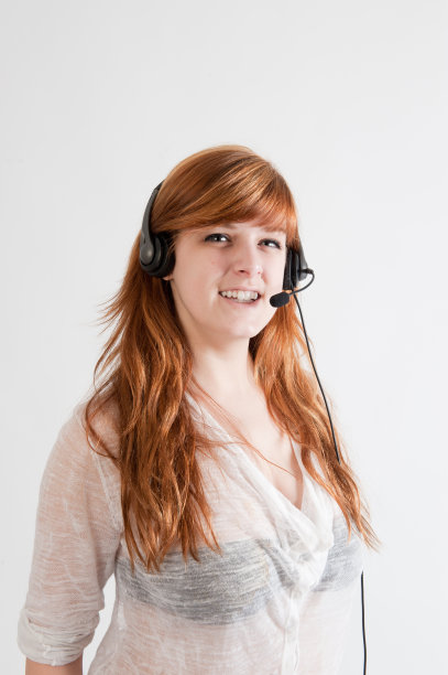 女人用耳机图片下载