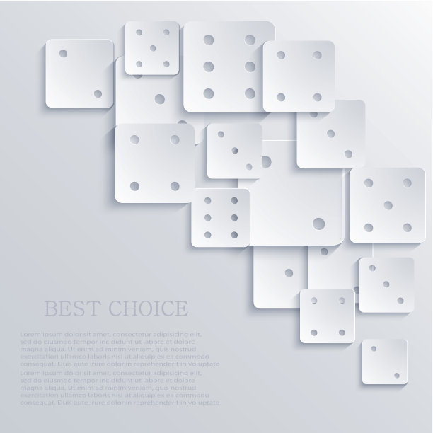 向量骰子背景。Eps10图片下载