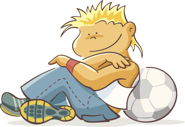 男孩的足球图片下载