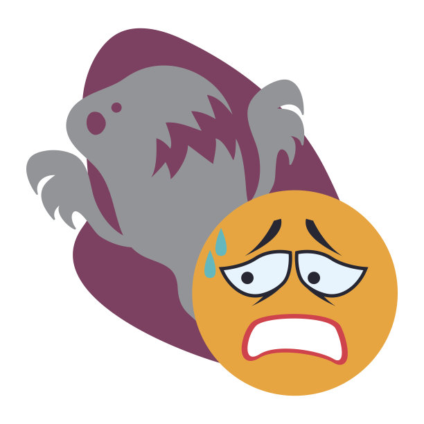 卡通的情感设计。图片下载