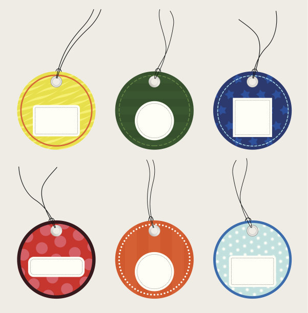 彩色的标签图片下载