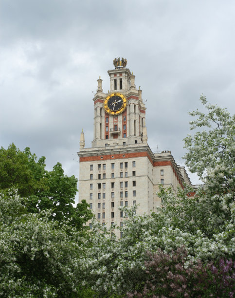 塔的时钟。莫斯科时间图片下载