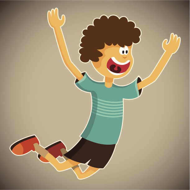 快乐的男孩。图片下载