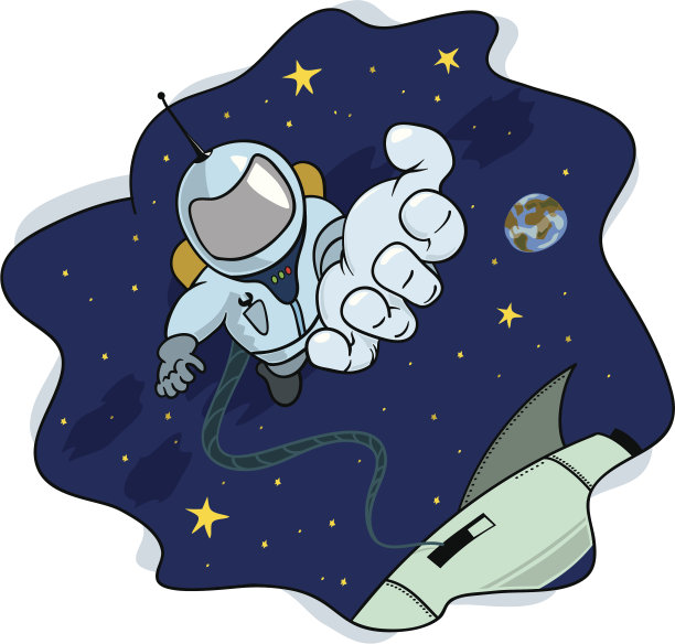 外太空宇航员图片下载