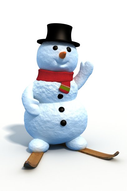 快乐的雪人图片下载