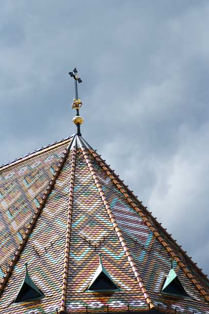 马提亚教堂，城堡山，匈牙利布达佩斯图片下载