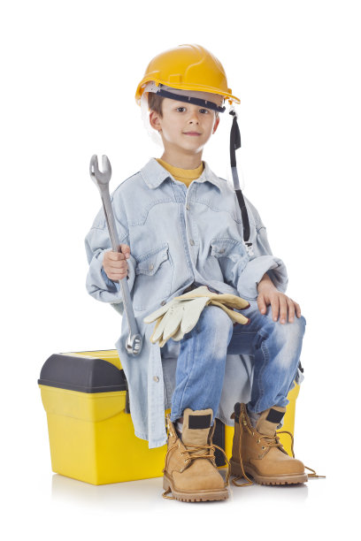 年轻的建筑工人图片下载