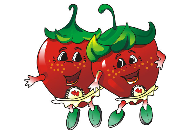 卡通草莓图片下载