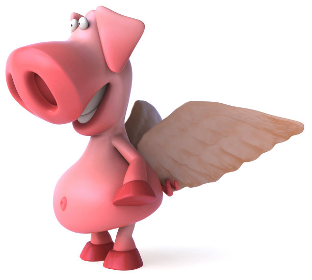 带翅膀的小猪图片下载