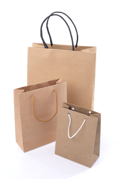 带把手的棕色纸袋图片下载