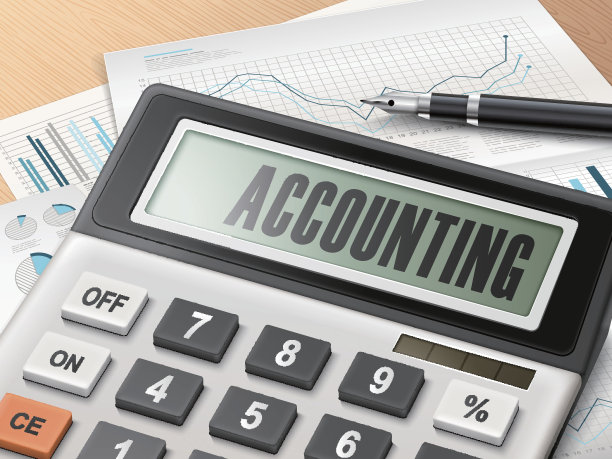 计算器与会计一词图片下载