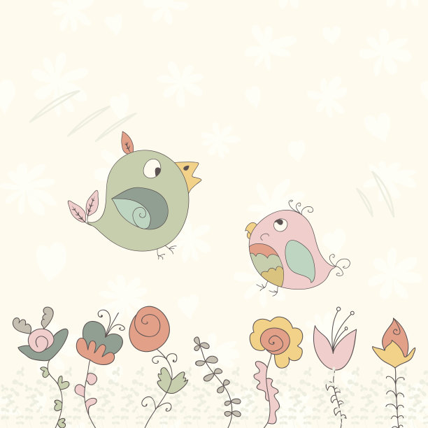 鸟和花图片下载