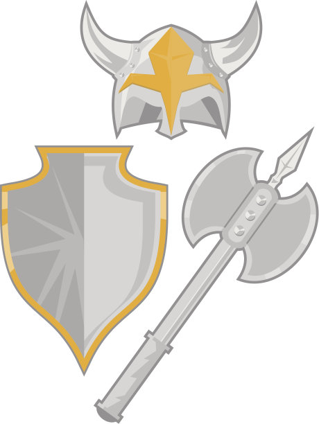 野蛮人盔甲和武器图片下载