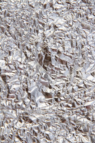 皱巴巴的铝箔图片下载