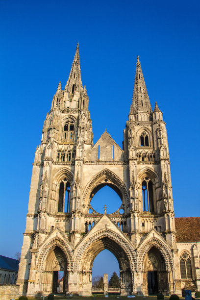 修道院的废墟图片下载