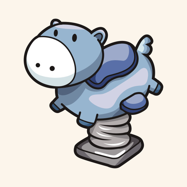 游乐园设施主题元素图片下载