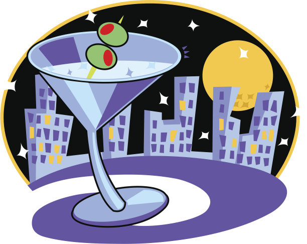 在城里喝马提尼酒图片下载