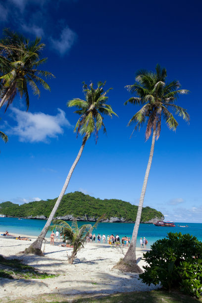 昂通国家海洋公园靠近苏梅岛，泰国图片下载