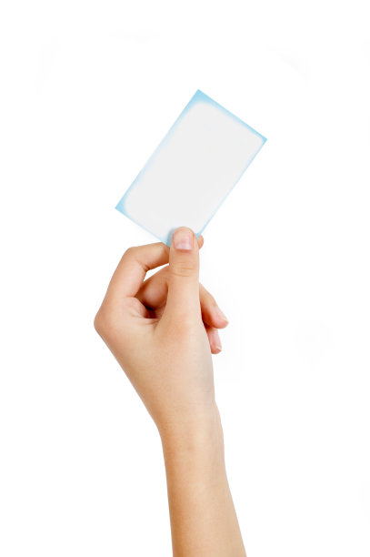 手拿卡片图片下载