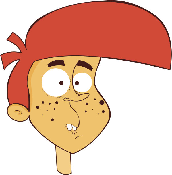 红发怪人的男孩图片下载