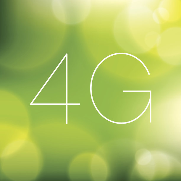 4G字模糊背景图片下载