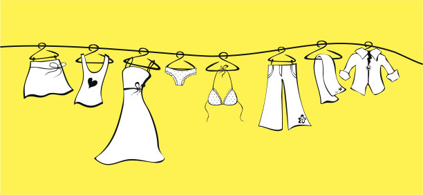 不同服装的销售图片下载