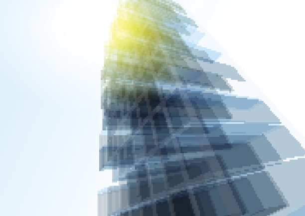 办公大楼的现代蓝色玻璃墙图片下载