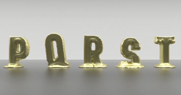 熔化的黄金制成的标志图片下载