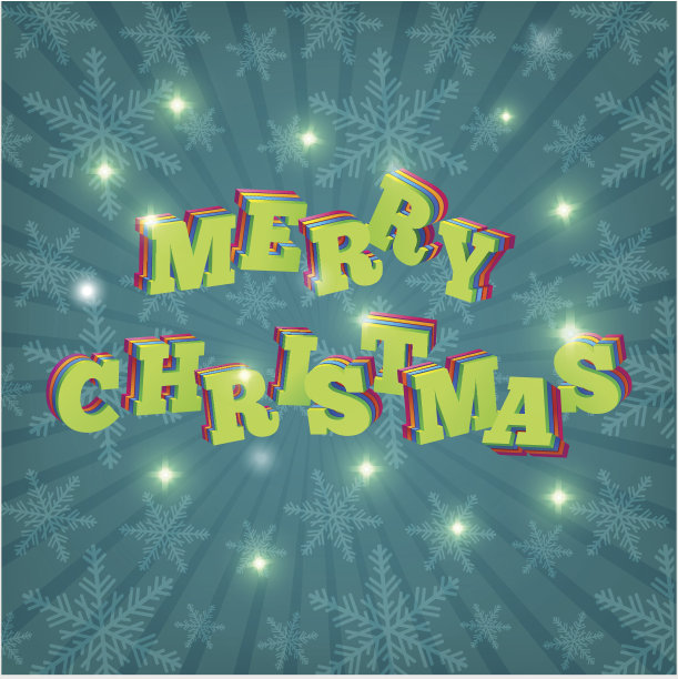 圣诞快乐。向量图片下载