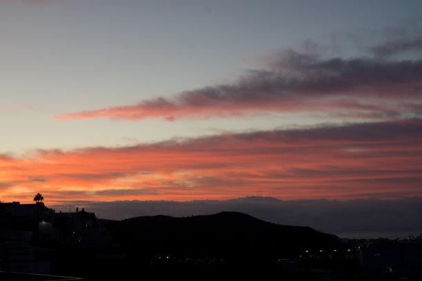 太阳下山大船底座拉斯帕尔马斯图片下载