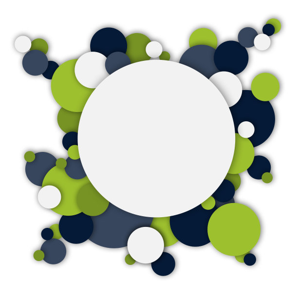 白色背景上的圆圈图片下载